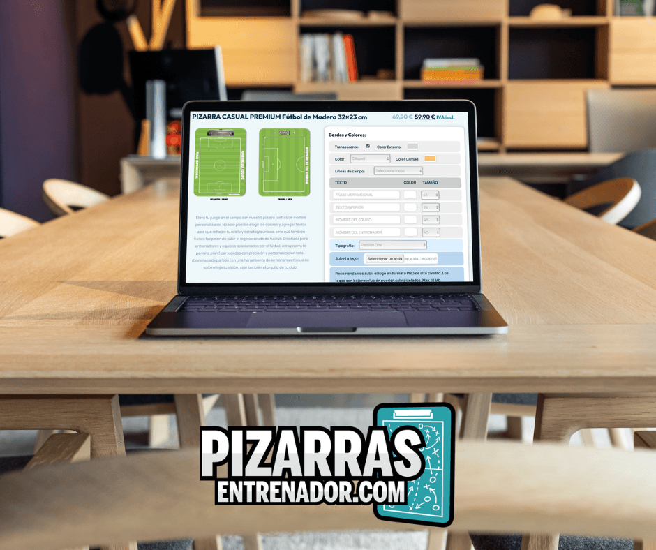 Personalizador pizarrasentrenador.com