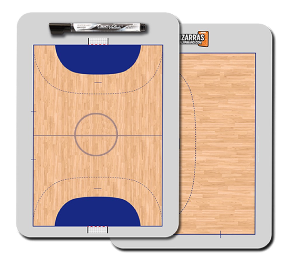 Pizarra táctica de balonmano de aluminio BASIC